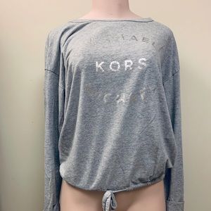 Michael Kors Grey Long Sleeve Shirt